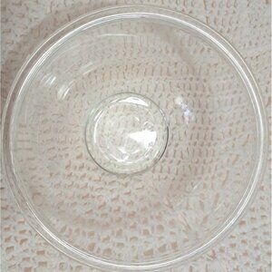 Pyrex #325 Clear Glass  2.5 Qt. Mixing Bowl 10” Diameter USA Microwave/Oven Safe